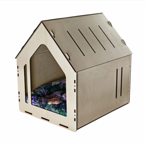 Wooden house for rabbit, guinea pig, ferret - things for rabbit, pigs