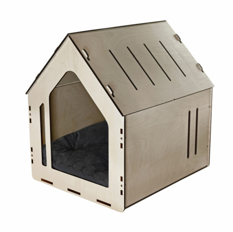 Wooden house for rabbit, guinea pig, ferret - things for rabbit, pigs