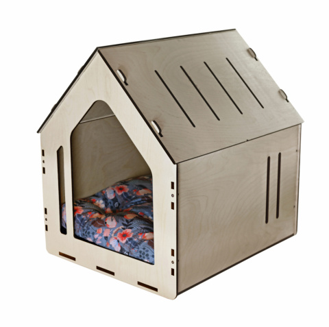 Wooden house for rabbit, guinea pig, ferret - things for rabbit, pigs