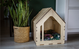 Wooden house for rabbit, guinea pig, ferret - things for rabbit, pigs