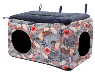 House with two entrances - RIGHT, for rats, chinchillas, chamois - cage accessories