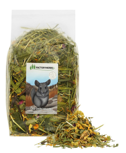 Factory Herbs Las Chinchillas mieszanka ziół dla szynszyli i koszatniczek 1kg