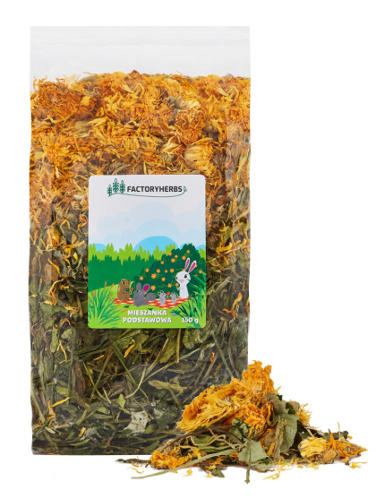 Factory Herbs Mieszanka podstawowa 150g - mix dla królików i gryzoni