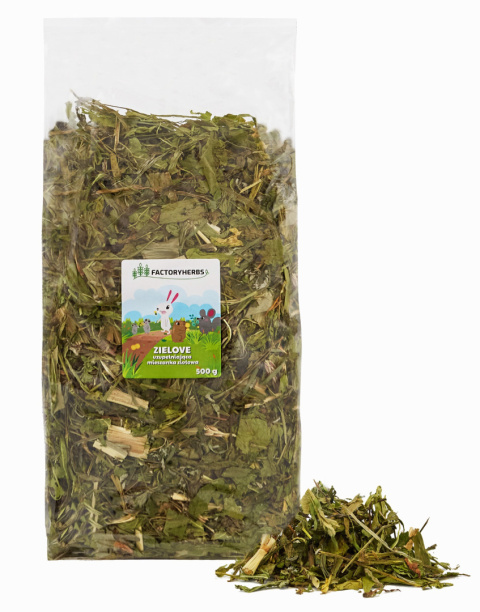 Factory Herbs ZIELOVE – Uzupełniająca mieszanka ziołowa 500g