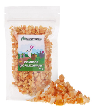 Factory Herbs Pomidor liofilizowany 10g - warzywa dla królików i gryzoni