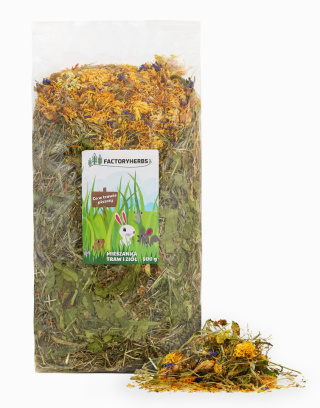 Factory Herbs CO W TRAWIE PISZCZY 500g – mieszanka traw i ziół