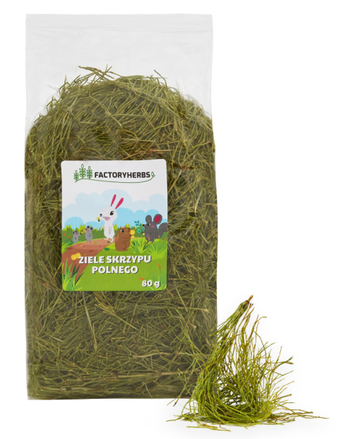 Factory Herbs ziele skrzypu polnego 80g - zioła dla szynszyli, królików, świnek morskich