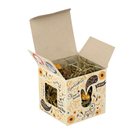 Tivo Hay'Box Dandelion + Calendula toy for rabbits and rodents