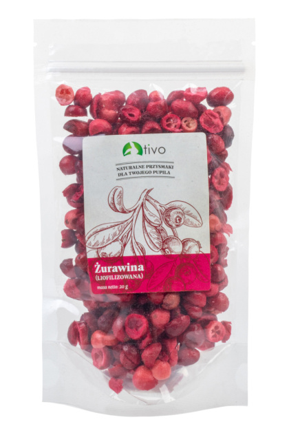 Tivo Freeze-dried cranberries 20g - fruit for rabbits and rodents