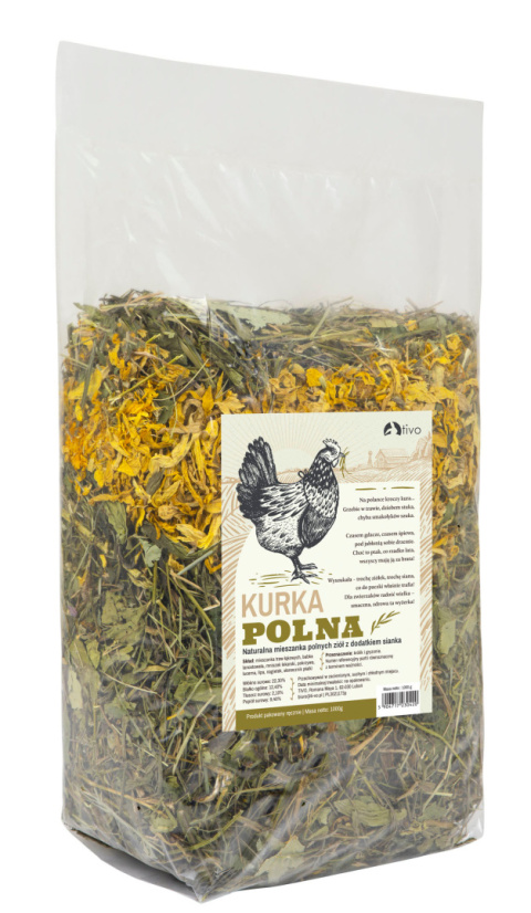 Tivo Kurka Polna 1kg - rabbit and guinea pig mix, rabbit food, guinea pig food