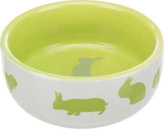 Trixie miska ceramiczna dla królika 250ml - zielona