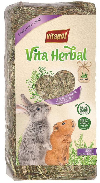 Vitapol Vita Herbal Siano z rumiankiem 500g dla królików, świnek morskich, szynszyli
