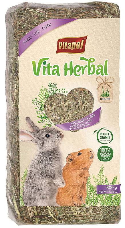 Vitapol Vita Herbal Siano z rumiankiem 500g dla królików, świnek morskich, szynszyli Vitapol Vita Herbal Siano z rumiankiem 500g dla królików, świnek morskich, szynszyli